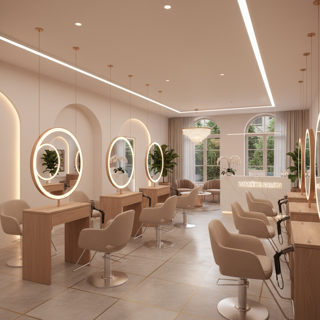 Moderner Schönheitssalon Innenraum